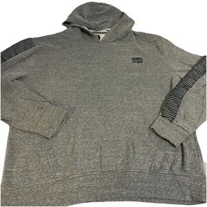 Rebel Star Long‎ Sleeve Hoodie Sweatshirt Gray Men's Size Extra Large Solid Top